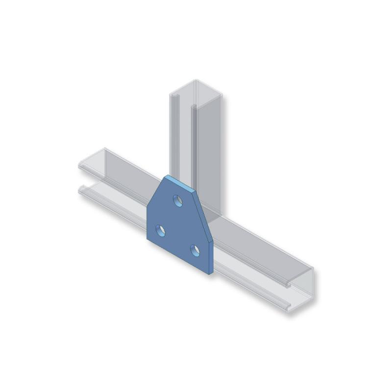ZAMET - ZF PIASTRA DI COLLEGAMENTO RINF. 3 FORI