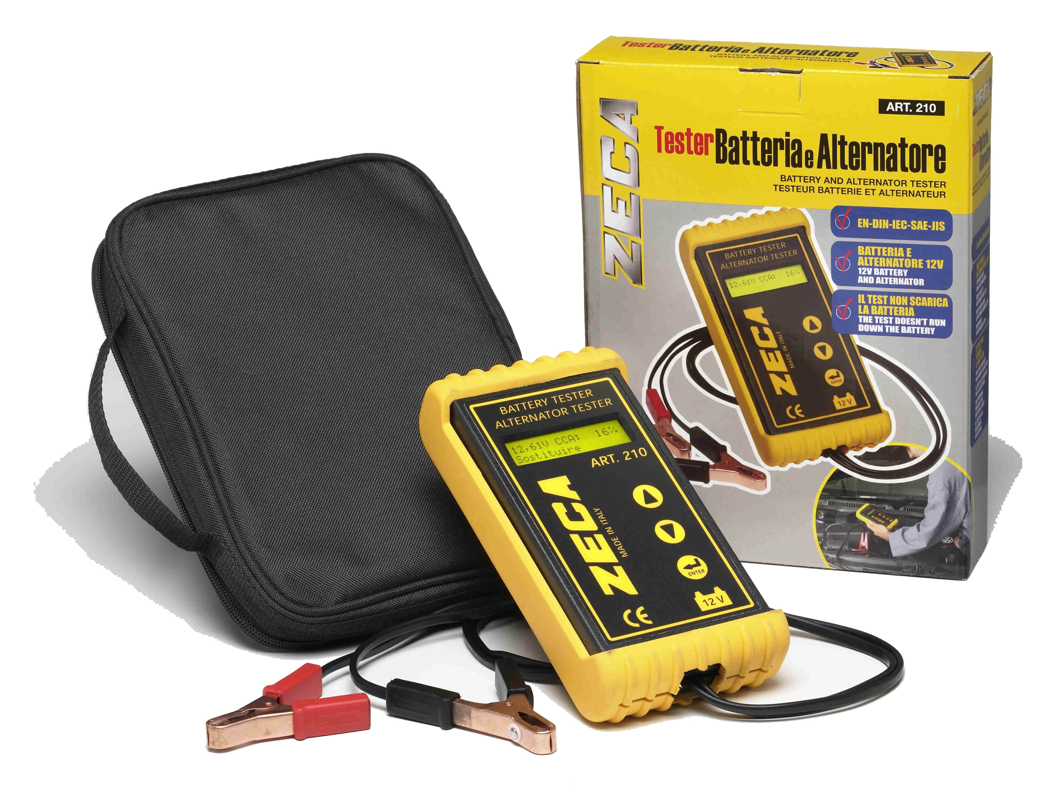 ZECA - TESTER BATTERIE I-GB-F-D-E-NL 210