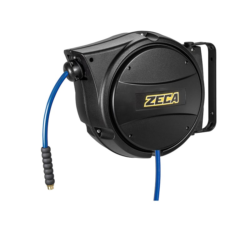 ZECA - AVVOLGITUBO 10M - D.8MM KPU LIME - NERO/ AL81/8/B SAFE