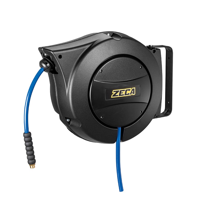 ZECA - AVVOLGITUBO 16M - D.10MM KPU LIME - NERO AL83/10/B SAFE