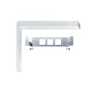ZG LIGHTING - CROSSIGN 110 P MS90 BRACKET WH