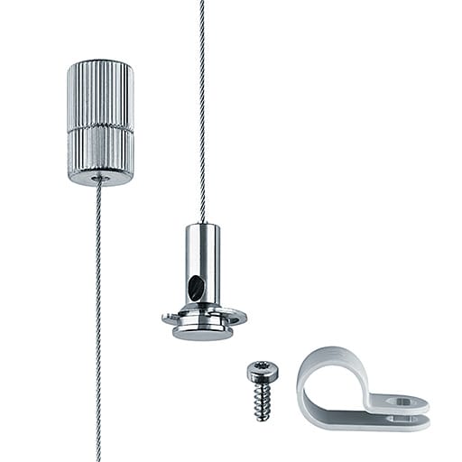 ZG LIGHTING - CUBESIGN 210 P MSC-CORD50 SUSPENSION