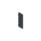 ZG LIGHTING - SUP2 TRACK H END PLATE BK