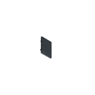 ZG LIGHTING - SUP2 TRACK U END PLATE BK