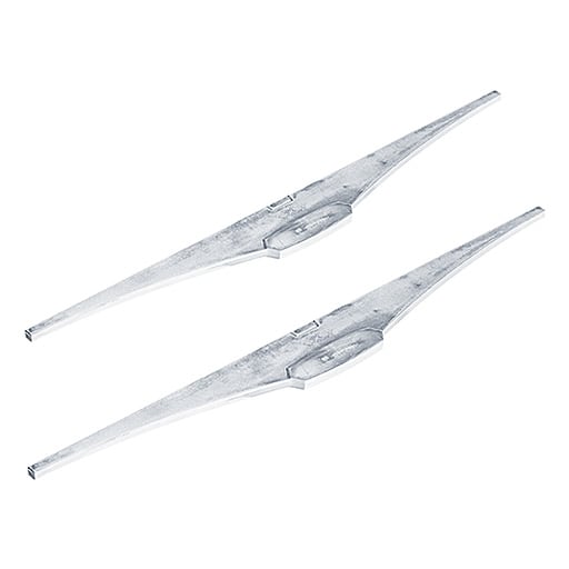 ZG LIGHTING - MLEVO / MLINF ENDCAP Q RAW PAIR