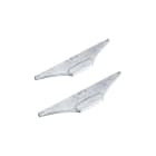 ZG LIGHTING - MLEVO / MLINF ENDCAP L RAW PAIR