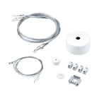 ZG LIGHTING - CLEVO ID SUSP SET ASQ1 WH