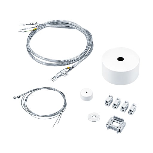 ZG LIGHTING - CLEVO ID SUSP SET ASQ1 WH