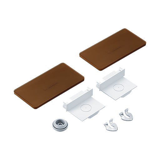 ZG LIGHTING - ECOOS2 ENDCAP SET BZ