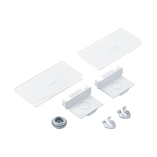 ZG LIGHTING - ECOOS2 ENDCAP SET WH