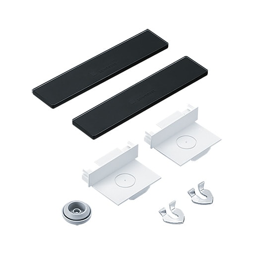 ZG LIGHTING - ECOOS2 SLIM ENDCAP SET BK