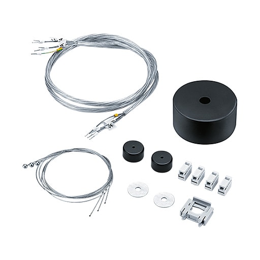 ZG LIGHTING - CLEVO ID L3080 SUSP SET ASQ1 BK