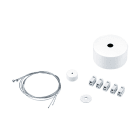 ZG LIGHTING - CEILING ROSE ROUND ASI/ASQ3 WH