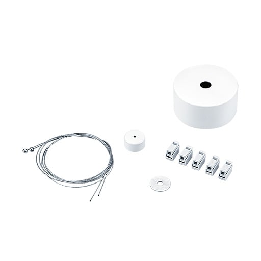 ZG LIGHTING - CEILING ROSE ROUND ASI/ASQ3 WH