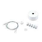 ZG LIGHTING - CEILING ROSE ROUND ASI/ASQ3 WH