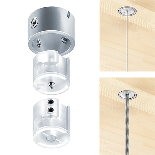 ZG LIGHTING - SUSP DOT28 WOOD CEILING SET