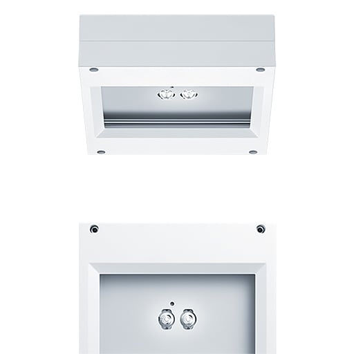 ZG LIGHTING - RESCLITE PROTECT MSC ANT ECD WH IP65