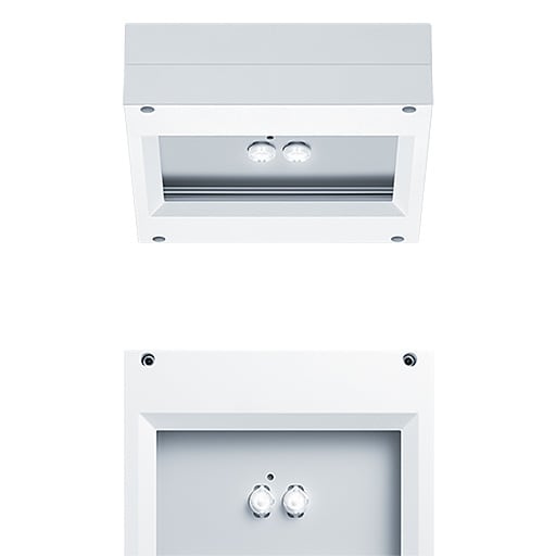 ZG LIGHTING - RESCLITE PROTECT MSC ANT HC E1D-H WH 65