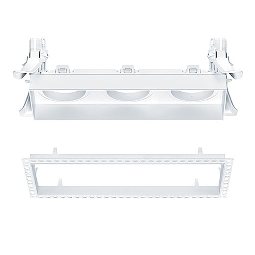 ZG LIGHTING - DIAMO MD GIMBAL FRAME Q3 TL WH