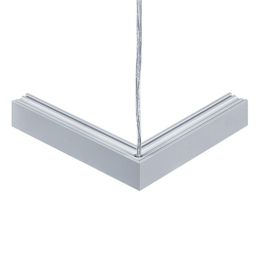ZG LIGHTING - SUP2 TRACK U ELEC-FEED CON 48V 90 SR