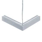 ZG LIGHTING - SUP2 TRACK U ELEC-FEED CON 48V 90 SR