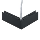 ZG LIGHTING - SUP2 TRACK H ELEC-FEED CON 48V 90 BK