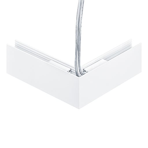 ZG LIGHTING - SUP2 TRACK H ELEC-FEED CON 48V 90  WH