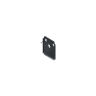 ZG LIGHTING - SUP2 TRACK U TL END PLATE BK