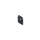 ZG LIGHTING - SUP2 TRACK U TL END PLATE BK