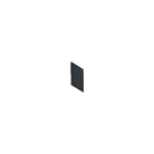ZG LIGHTING - SUI 3PH/L3+DALI TRACK PROF-U ENDCAP BK