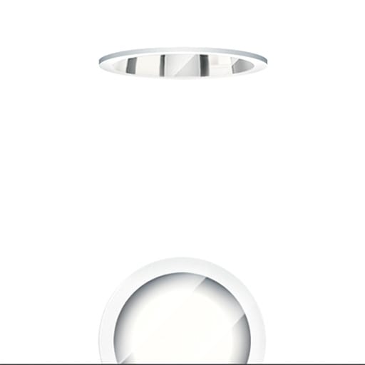 ZG LIGHTING - PANOS R R150 COVER CLEAR WH IP54 60800645