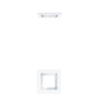 ZG LIGHTING - PANOS INF/EVO IP54 GLAS CLEAR Q68 WH