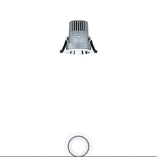 ZG LIGHTING - PANOS EVO R68 10W 840 VFL-AL WH