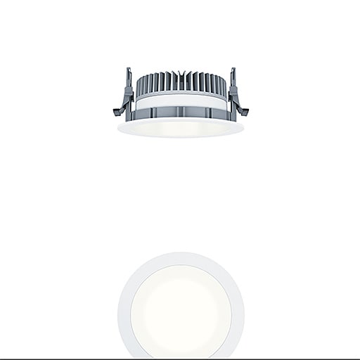 ZG LIGHTING - <PANOS EVO R150L 9W 830 SWI WH WH