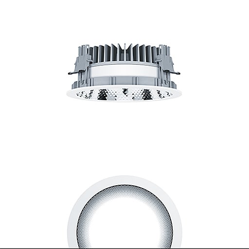 ZG LIGHTING - <PANOS EVO R200L 15W 840 SWI FAL WH