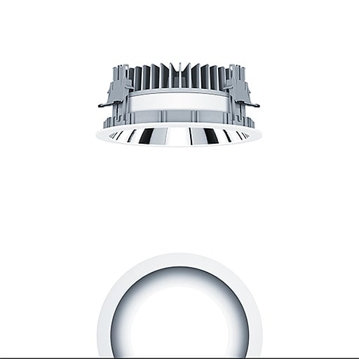 ZG LIGHTING - <PANOS EVO R200L 19W 840 SWI AL WH