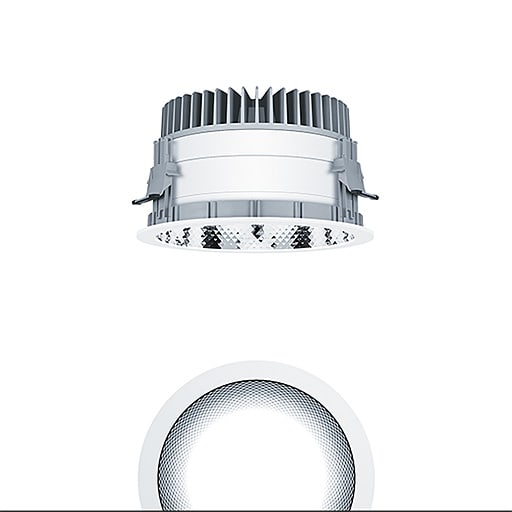 ZG LIGHTING - <PANOS EVO R200H 19W 840 SWI FAL WH