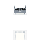 ZG LIGHTING - PANOS EVO Q140L 9W 830 SWI AL WH