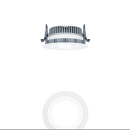 ZG LIGHTING - <PANOS EVO R150L 9W 840 LDO WH WH
