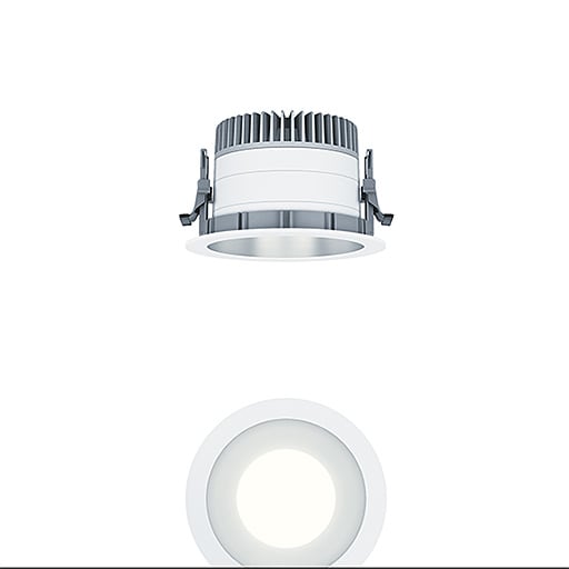 ZG LIGHTING - <PANOS EVO R150H 9W 830 LDO SM WH 60816020