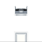 ZG LIGHTING - PANOS EVO Q140L 9W 830 LDO FAL WH
