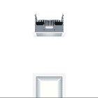 ZG LIGHTING - PANOS EVO Q140L 9W 830 LDO FAL WH