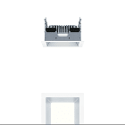 ZG LIGHTING - PANOS EVO Q140L 9W 830 LDO SM WH