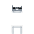 ZG LIGHTING - PANOS EVO Q140L 9W 840 LDO SM WH