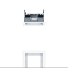 ZG LIGHTING - PANOS EVO Q140L 9W 840 LDO SM WH