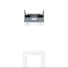 ZG LIGHTING - PANOS EVO Q140L 9W 840 LDO WH WH