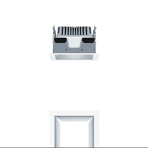 ZG LIGHTING - PANOS EVO Q140H 9W 840 LDO FAL WH