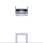 ZG LIGHTING - PANOS EVO Q140L 15W 840 LDO FAL WH