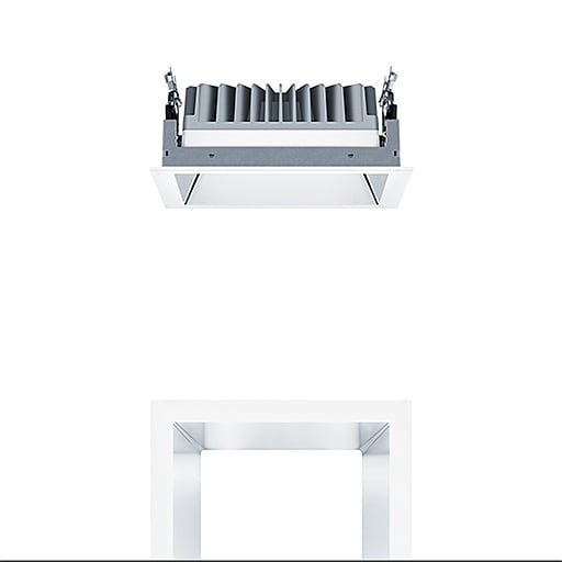 ZG LIGHTING - PANOS EVO Q190L 15W 840 LDO AL WH