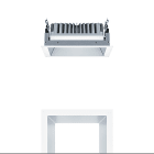 ZG LIGHTING - PANOS EVO Q190L 15W 840 LDO SM WH
